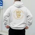 One Dad To Rule Them All Fantasy Nerd Dad Graphic Men's Hoodie Back Print