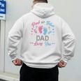 Pink Or Blue Dad Loves You Gender Reveal Men's Hoodie Back Print