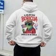 Puerto Rican Dad Idea For Men & Papá Boricua Coqui Frog Men's Hoodie Back Print