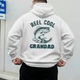Reel Cool Grandad Fishing Grandpa Vintage Style Men's Hoodie Back Print Reel Cool Grandad Fishing Grandpa Vintage Style Men's Hoodie Back Print