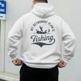 My Retirement Plan Is Fishing Fishermen Dad Grandpa Men's Hoodie Back Print
