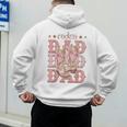 Rodeo Dad Pink Boots Coquette Cow-Girl Birthday Party Men's Hoodie Back Print