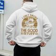 I Only Smoke The Good Stuff BBQ Barbeque Chef Dad Men's Hoodie Back Print