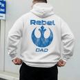 Star Wars Rebel Alliance Matching Family DAD T-Shirt Men's Hoodie Back Print
