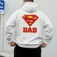 Superman Super Dad Men's Hoodie Back Print Superman Super Dad Men's Hoodie Back Print