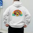 Taco Bout Awesome Dad Cinco De Mayo Mexican Men Men's Hoodie Back Print