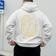 University Of Delaware Blue Hens 1 Dad Men's Hoodie Back Print
