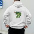 Youth Boy My Lucky Fishing-Shirt Bass Fish Dad Men's Hoodie Back Print