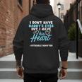 Adoption Announcement Day Dad Heart Small Men's Hoodie Back Print