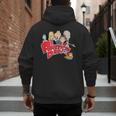American Dad Show Logo With Family Cartoon Men's Hoodie Back Print