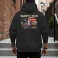 American Flag Trump 2024 Daddy's Home We The People Men's Hoodie Back Print