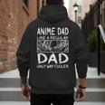 Anime Dad Like A Regular Dad Only Way Cooler Anime Men's Hoodie Back Print