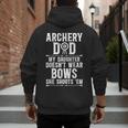 Archery Dad Dad Of An Archer Father Men's Hoodie Back Print