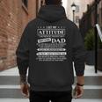 I Get My Attitude From My Freaking Awesome Dad Father's Day Men's Hoodie Back Print I Get My Attitude From My Freaking Awesome Dad Father's Day Men's Hoodie Back Print