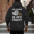 Autism Awareness Mom Dad Parents Autistic Kids Awareness Small Men's Hoodie Back Print