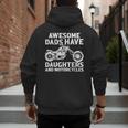 Awesome Dads Have Daughters And Motorcycles Men Fathers Day Men's Hoodie Back Print Awesome Dads Have Daughters And Motorcycles Men Fathers Day Men's Hoodie Back Print