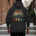 Awesome Since January 1966 60 Year Old 60th Birthday Men Dad Men's Hoodie Back Print Awesome Since January 1966 60 Year Old 60th Birthday Men Dad Men's Hoodie Back Print