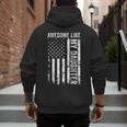 ON Back Awesome Like My Daughter Men Fathers Day Dad Men's Hoodie Back Print