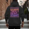 Baddie With A Dead Daddy Dead Dad Club Baddie On Back Men's Hoodie Back Print