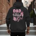 Ballerina Bday Dance Dad Of The Birthday Girl Ballet Dancer Men's Hoodie Back Print
