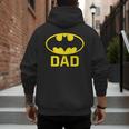 Batman Bat Dad Men's Hoodie Back Print
