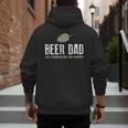 Beer Dad Shirt Cute Hops Drinking Men's Hoodie Back Print