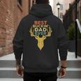 Best Buckin' Dad Ever Shirt Men Hunting Fathers Day Men's Hoodie Back Print