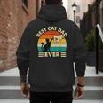 Best Cat Dad Ever Cat Lover Kitten Owner Kitty Men's Hoodie Back Print Best Cat Dad Ever Cat Lover Kitten Owner Kitty Men's Hoodie Back Print