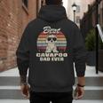 Best Cavapoo Dad Ever Vintage Retro Dog Dad Men's Hoodie Back Print