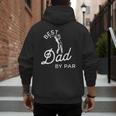 Best Dad By Par Father's Day Golf Daddy Golfing Golfer Men's Hoodie Back Print