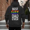 Best Gay Dad Ever LGBTQ Men's Hoodie Back Print