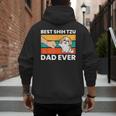 Best Shih Tzu Dad Ever Shih Tzu Men's Hoodie Back Print