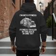 Best Truck Driver Art For Men Dad Women Trucking CDL Trucker Men's Hoodie Back Print
