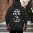 Best Uncle Art For Men Dad Pregnancy Reveal New Uncle To Be Men's Hoodie Back Print