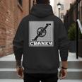 Bicycle DADS Old Guy WHO Ride Bikes BMX Mountain OR Road Men's Hoodie Back Print