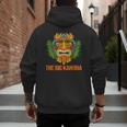 The Big Kahuna Hawaiian Tiki Dad Boss T-Shirt Men's Hoodie Back Print