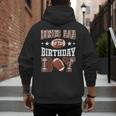 Bonus Dad Of The Birthday Boy Football Game Day Men's Hoodie Back Print