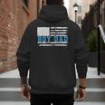 Boy Dad Proud Dad Of Boy Father Of Boy Shirt For Dad US Flag Men's Hoodie Back Print