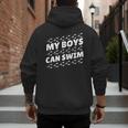 My Boys Can Swim T-Shirt First Time Dad To Be Men's Hoodie Back Print