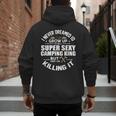 Camping Men Camper RV Camping Vacation Camping Dad Men's Hoodie Back Print