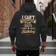 I Can't Keep Calm It's My Dad Birthday Men's Hoodie Back Print