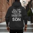 You Can't Scare Me I Have Four Daughters And A Son Dad Men's Hoodie Back Print