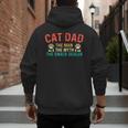 Cat Dad The Man The Myth Cat Lover Kitten Owner Kitty Men's Hoodie Back Print Cat Dad The Man The Myth Cat Lover Kitten Owner Kitty Men's Hoodie Back Print