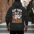 Cat Dad The Man The Myth The Snack Dealer Men's Hoodie Back Print Cat Dad The Man The Myth The Snack Dealer Men's Hoodie Back Print