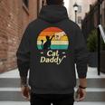 Cat Daddy Vintage Cat Lover Cat Dad Fathers Day Men's Hoodie Back Print Cat Daddy Vintage Cat Lover Cat Dad Fathers Day Men's Hoodie Back Print
