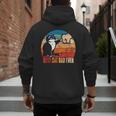 Cat Loving Daddy Fathers Day Mens None Best Cat Dad Ever Paw Fist Bump Fathers Day TeeShirt Small US Men's Hoodie Back Print