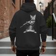 Cat Playing The Clarinet For Cat Lover Cat Mom Cat Dad Men's Hoodie Back Print Cat Playing The Clarinet For Cat Lover Cat Mom Cat Dad Men's Hoodie Back Print