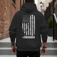Cheer Dad Bodyguard Family Father Cheerleader Squad Men's Hoodie Back Print Cheer Dad Bodyguard Family Father Cheerleader Squad Men's Hoodie Back Print