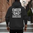 Cheer Dad The Cheerleader's Cheerleader Dad Cheer Father Men's Hoodie Back Print