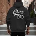 Cheer Dad Green Cheerleading Matching Parents Men's Hoodie Back Print